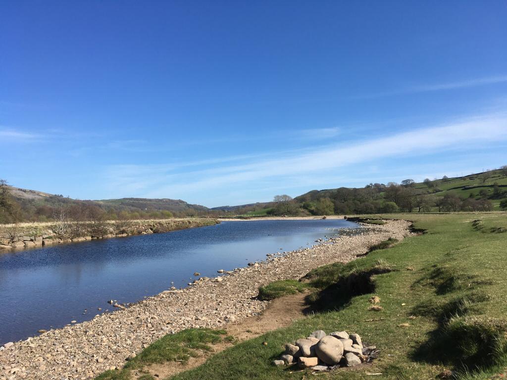 River Swale in Reeth, North Yorkshire